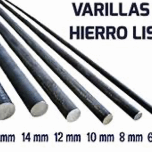 Varillas de hierro lisas